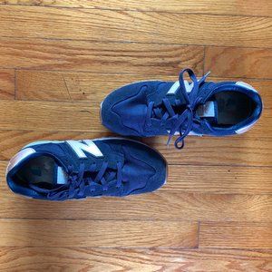 New Balance 520 Navy and Rose Gold Sneakers